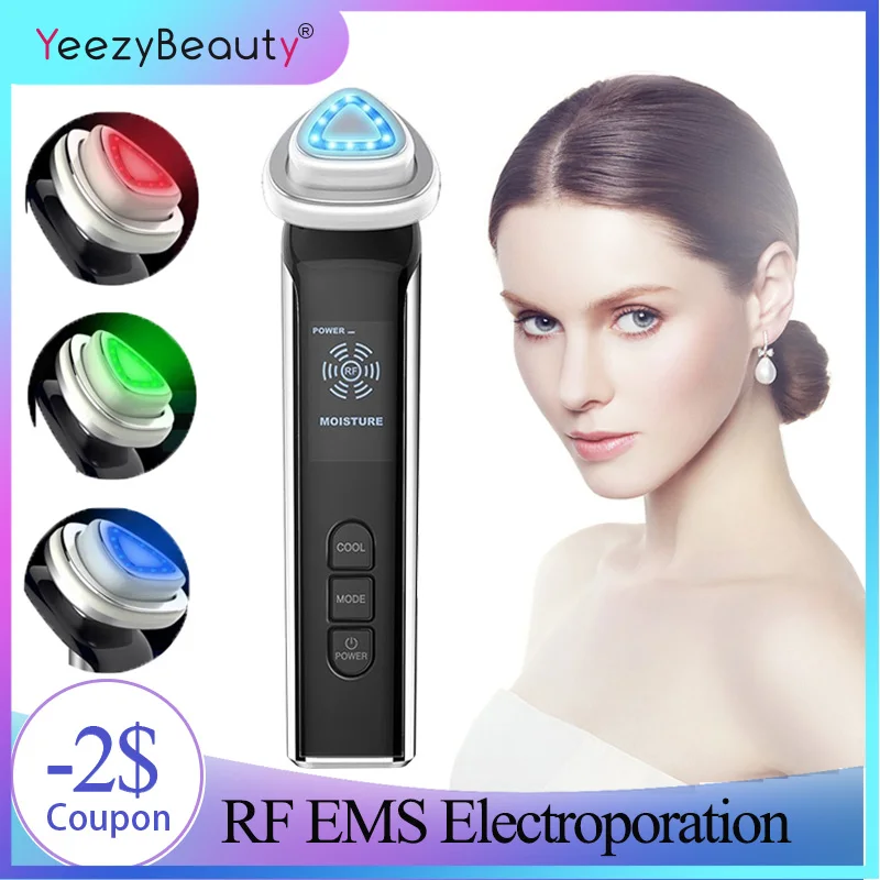 

Rf Facial Machine Skin Care Device Galvanic Facial Electroporator Ems Electroporation Rf Radio Frequency Facial Skin Care Tools