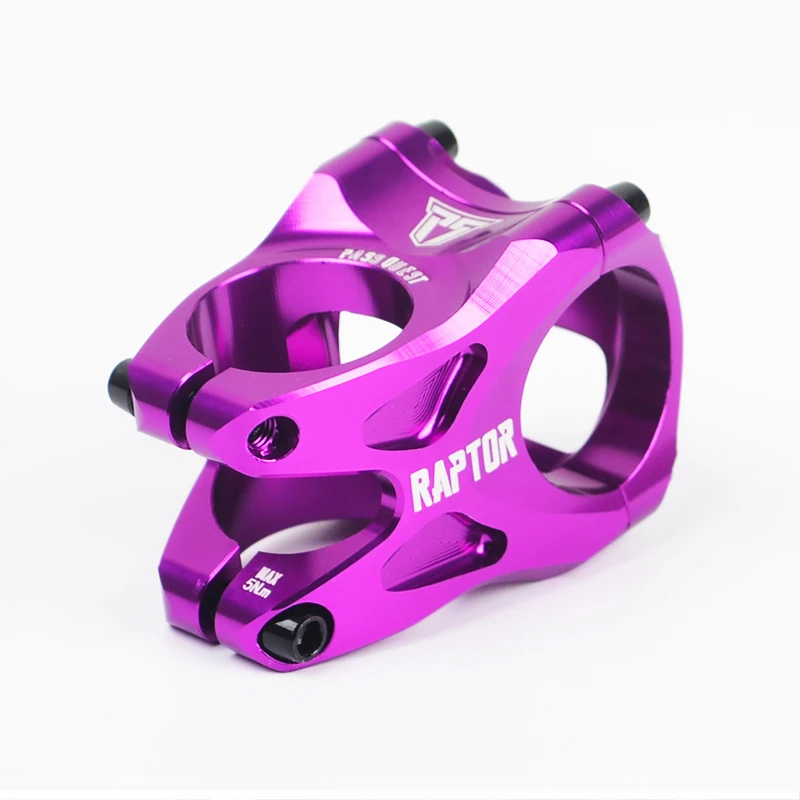 purple bike stem