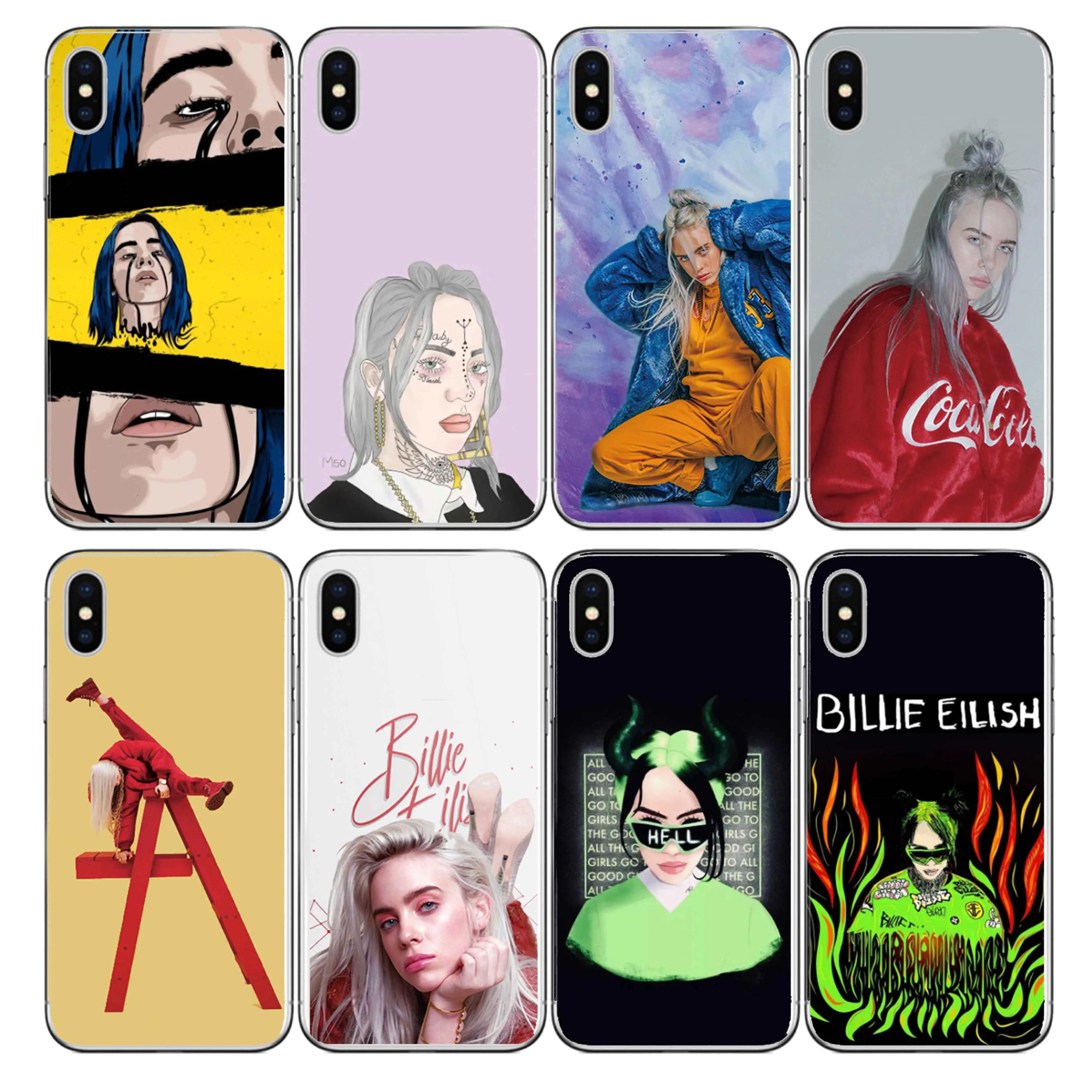 

phone Case Case Cover Billie Eilish Silicone Coque Funda Soft TPU Case for iphone 11 XS MAX XR X 11 pro 7P 8plus 6 6s 5s se