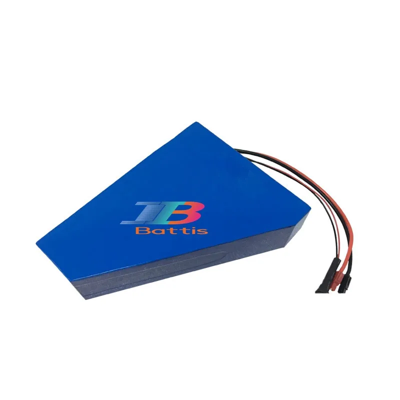 36v 25ah lifepo4 треугольник литиевая батарея с BMS для 1500 Вт 750 машин Электрический велосипед Скутер+ 3A зарядное устройство+ сумка