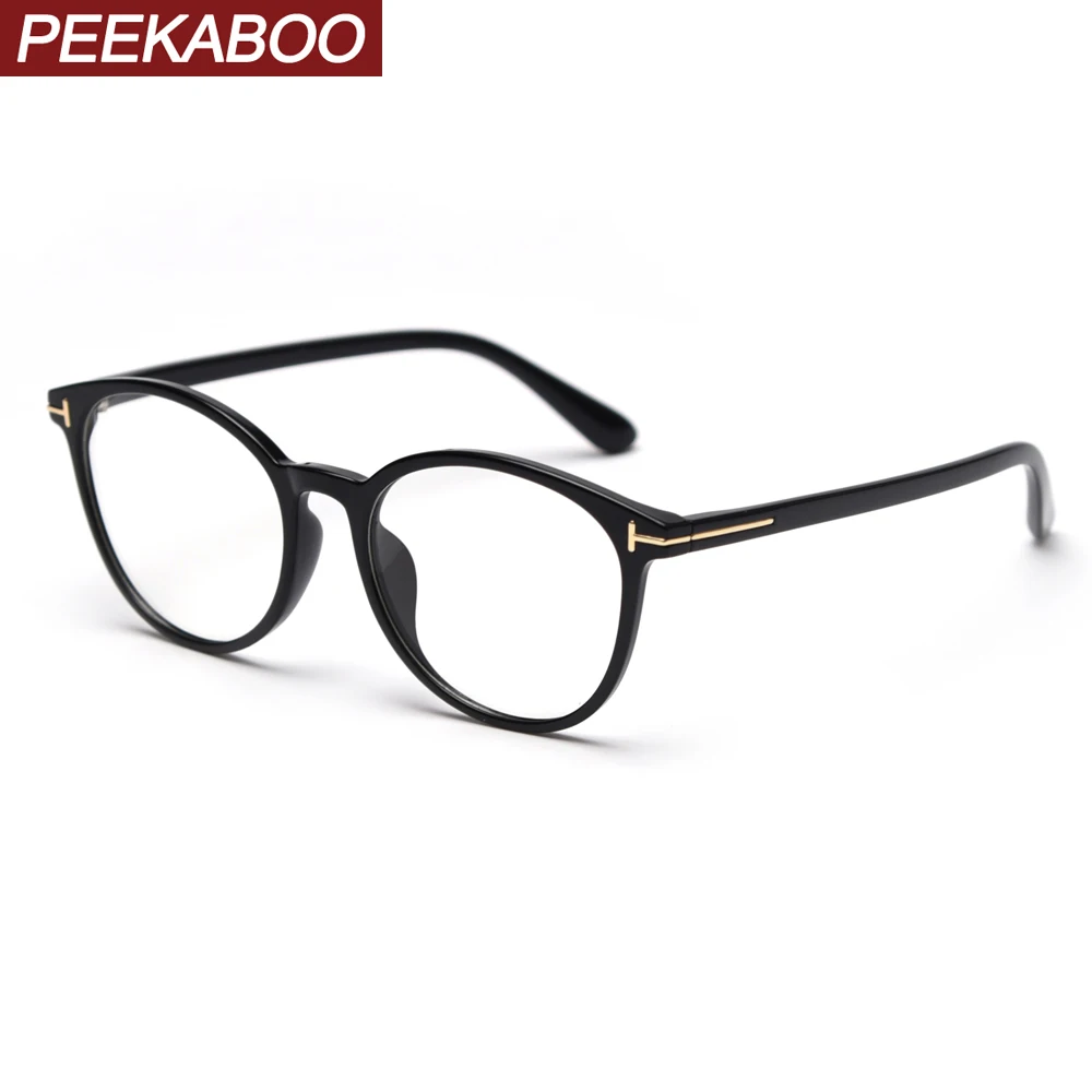 Peekaboo, мужские круглые очки, оправа, прозрачная, TR90, корейский стиль, прозрачные линзы, мужские, близорукость, очки по рецепту, женские, оптические