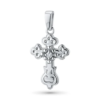 

Pendant in white gold with a diamond