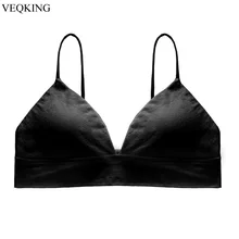 VEQKING женский бесшовный спортивный бюстгальтер с эластичным тонким плечевым ремнем спортивный жилет мягкий фитнес-Йога Спорт топы