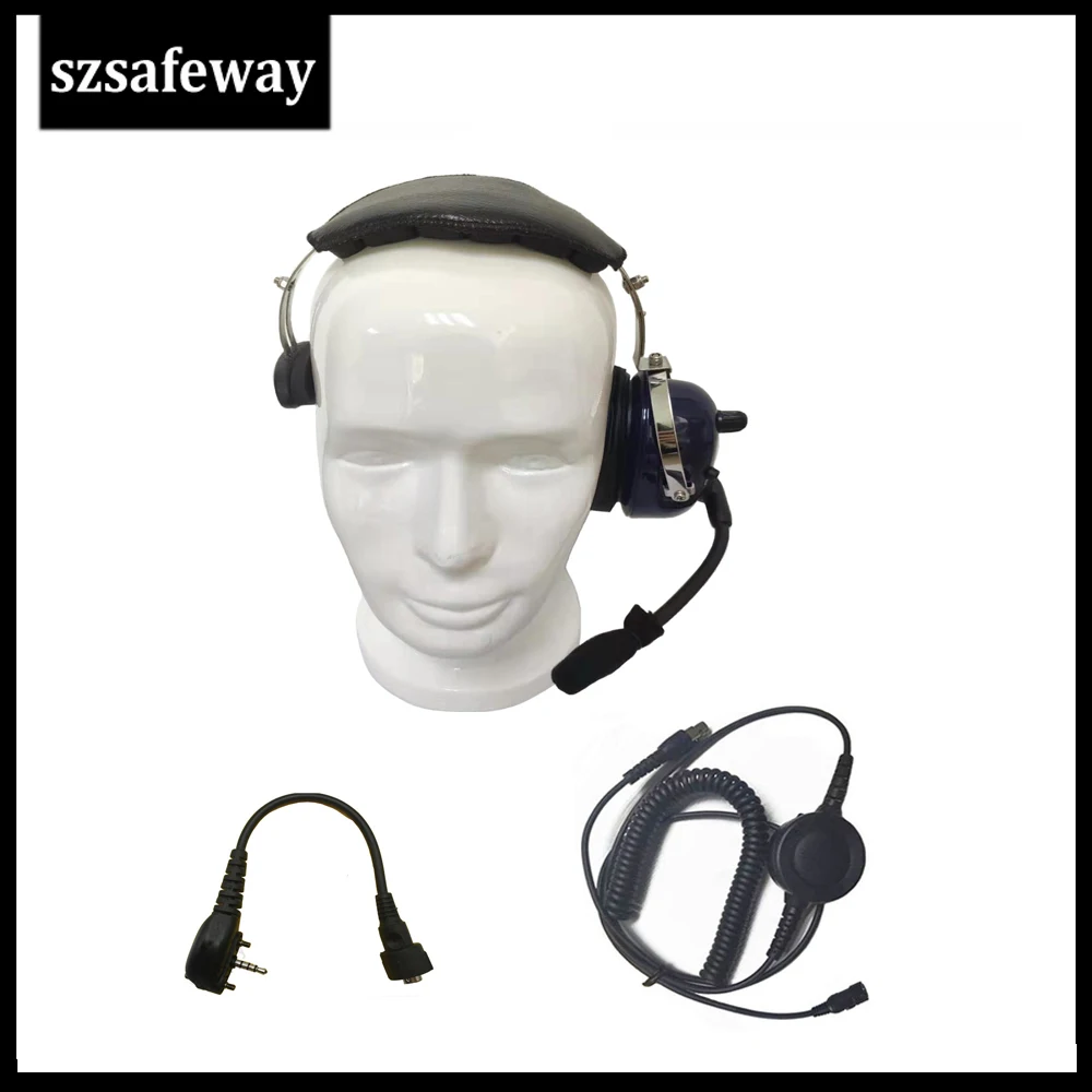 

Boom mic Two way radio headset noise cancelling for Vertex VX231 VX261 VX351 VX-417 VX-451 EVX-531 EVX-534