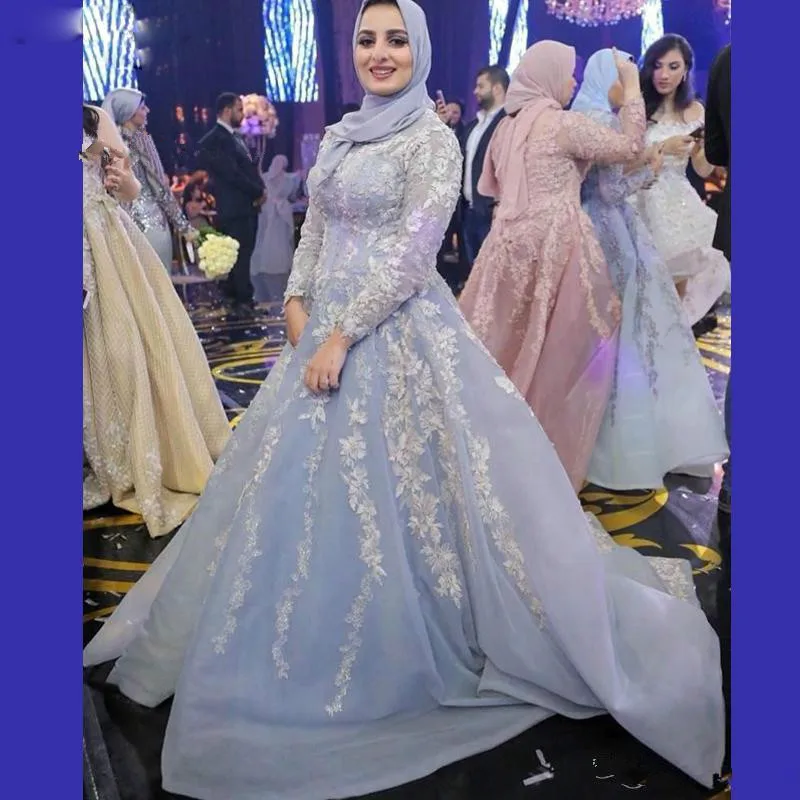 Charming Long Muslim Evening Dress 
