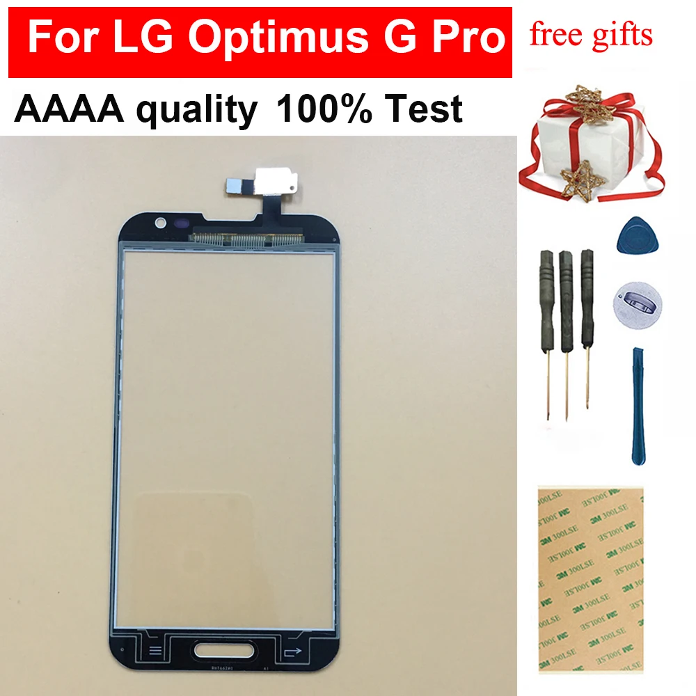 Черный/белый для LG Optimus G Pro E980 E985 E988 F240 сенсорный экран дигитайзер панель Стекло сенсор