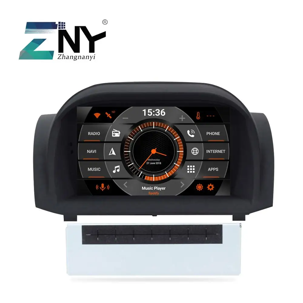 7 &quotAndroid 9 0 автомобильный DVD для Ford Fiesta 2013 2014 2015 2016 2017 радио FM RDS WiFi GPS навигация