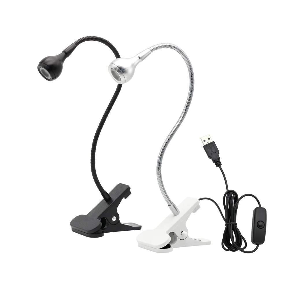 

USB Clip Holder LED Desk Lamps Flexible Dimmable Non-dimmable 5V Eyes Protection Portable Reading Book Lights Hot Sales