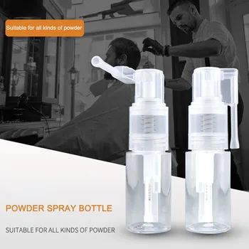 

180ml Hair Salon Powder Spray Pump Empty Refillable Sprayer Container Dispenser with Locking Nozzle Hairdressing Styling Tools