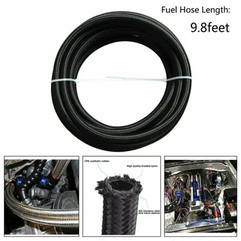 

500PSI Car Auto Oil Gas Swivel Fuel Hose End Fitting Adapter Separator Clamp Set