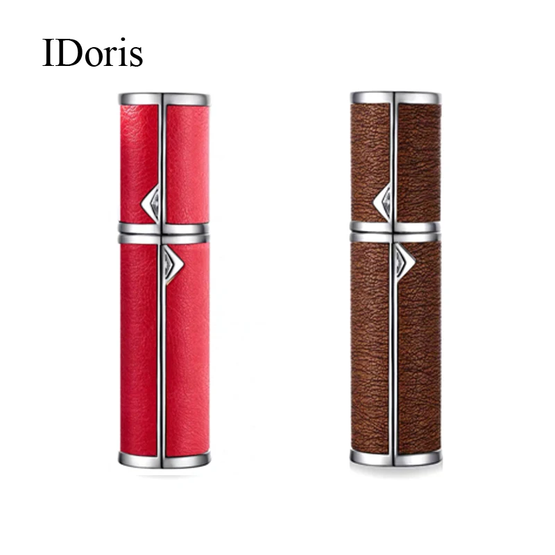 

Многоразовый мини-флакон для духов idoris2 шт./партия, 5 мл, алюминиевый распылитель, портативный дорожный косметический контейнер, флакон для духов