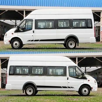 

230*16 cm Stripe Graphic Vinyl sticker 2.3m Car Sticker 2pcs 2Pcs/set Kits Pack