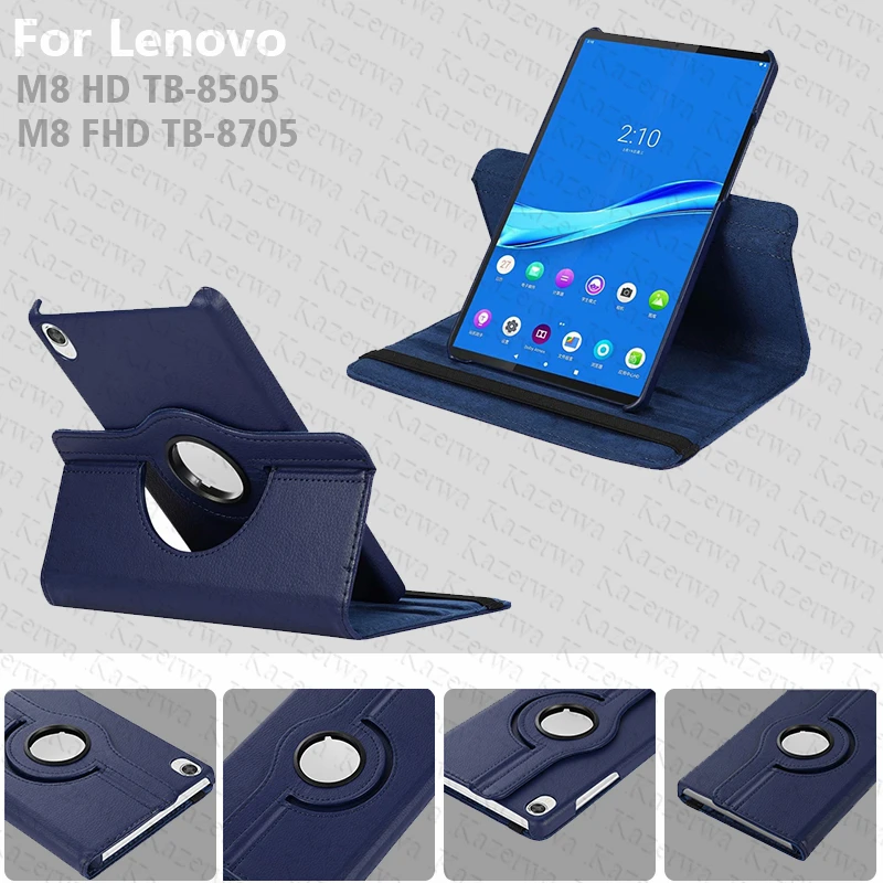360 Вращающийся чехол для планшета Lenovo Tab M8 TB-8705F TB-8705N TB-8505F TB-8505X/FS 8 дюймов планшет