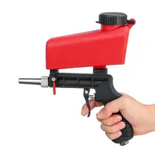 Гравитационный Пескоструйный пистолет Gu'n гравитационный пневматический Регулируемый дробеструйный аппарат мелкий песок Пескоструйный пистолет
