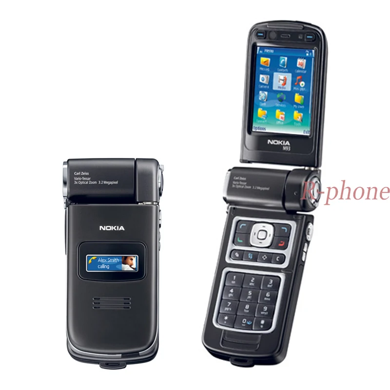 Оригинальный мобильный телефон NOKIA N93 GSM трехдиапазонный MP3 Wi Fi Bluetooth 3G смартфон 3