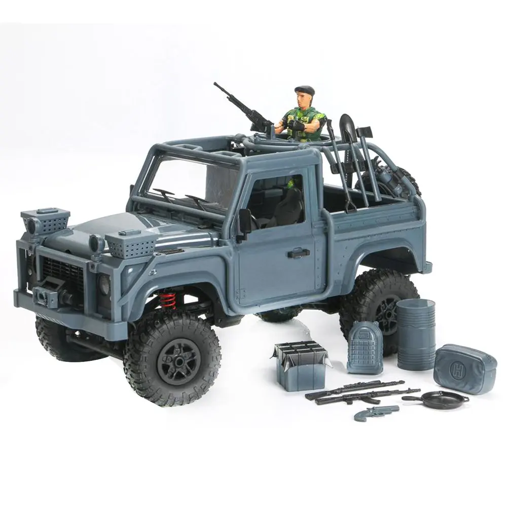 MN-961: 12 4WD радиоуправляемая гусеничная машина 2,4G с дистанционным управлением большая ножка внедорожный гусеничный военный автомобиль модель RTR игрушка для детей подарок