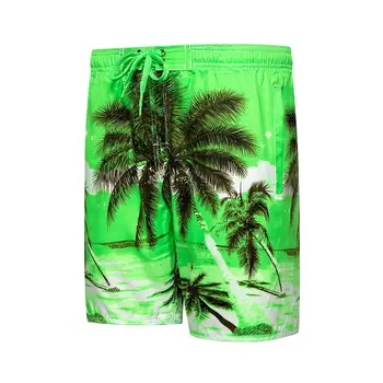 

Men Beach Shorts Quick-drying Pants Men Quarter Shorts Breathable Waterproof Sports Casual Pants 3D Digital Printed Shorts Man