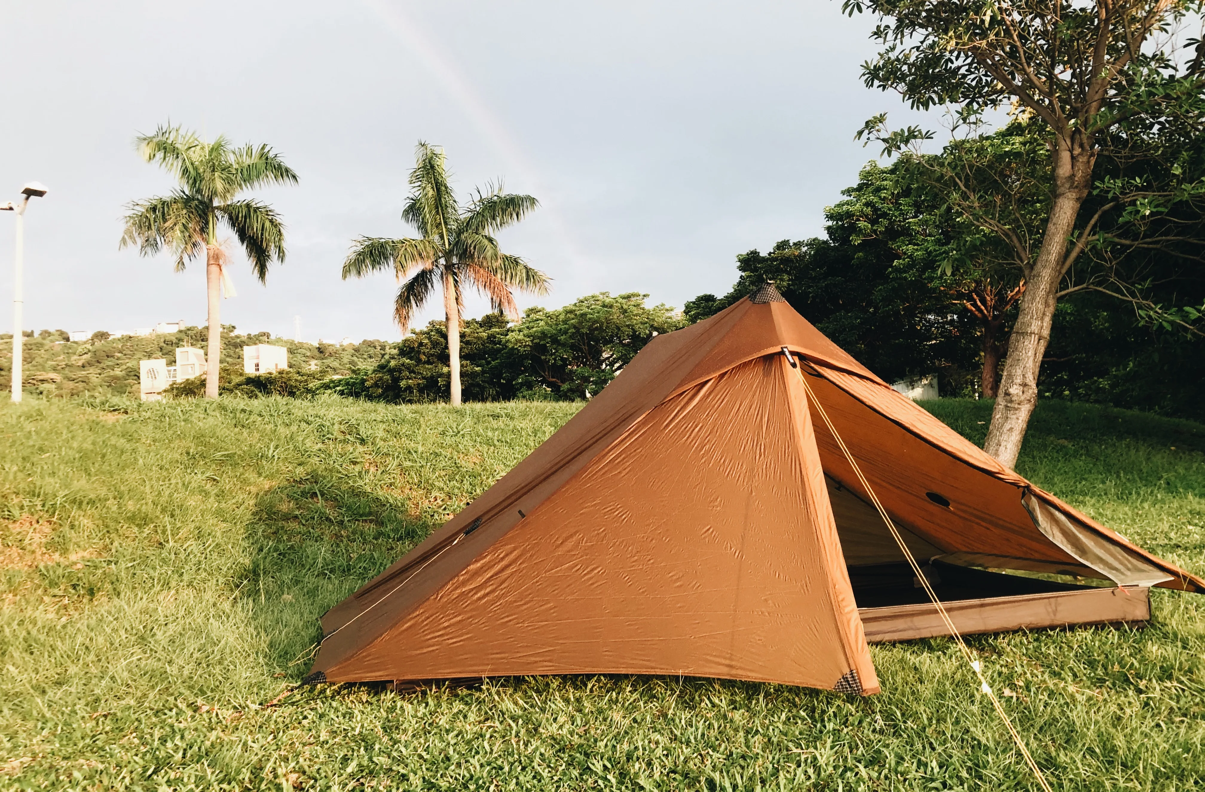 2 Person Outdoor Ultralight Camping Tent 3 Season Professional 20D Nylon Both Sides Silicon 3F UL GEAR LanShan 2 pro Portable Tent