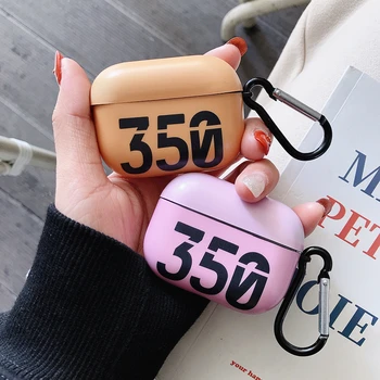 

Simple 350 Number Print Case For Apple Airpods Pro Cover Silicone Cute Bluetooth Earphone Case For Air pods Pro Headphone Case