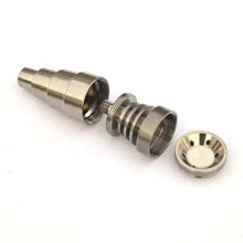 Titanium Dab Nail - Universal 6 in 1 Dish Plate Dab Rig Nail Free Shipping