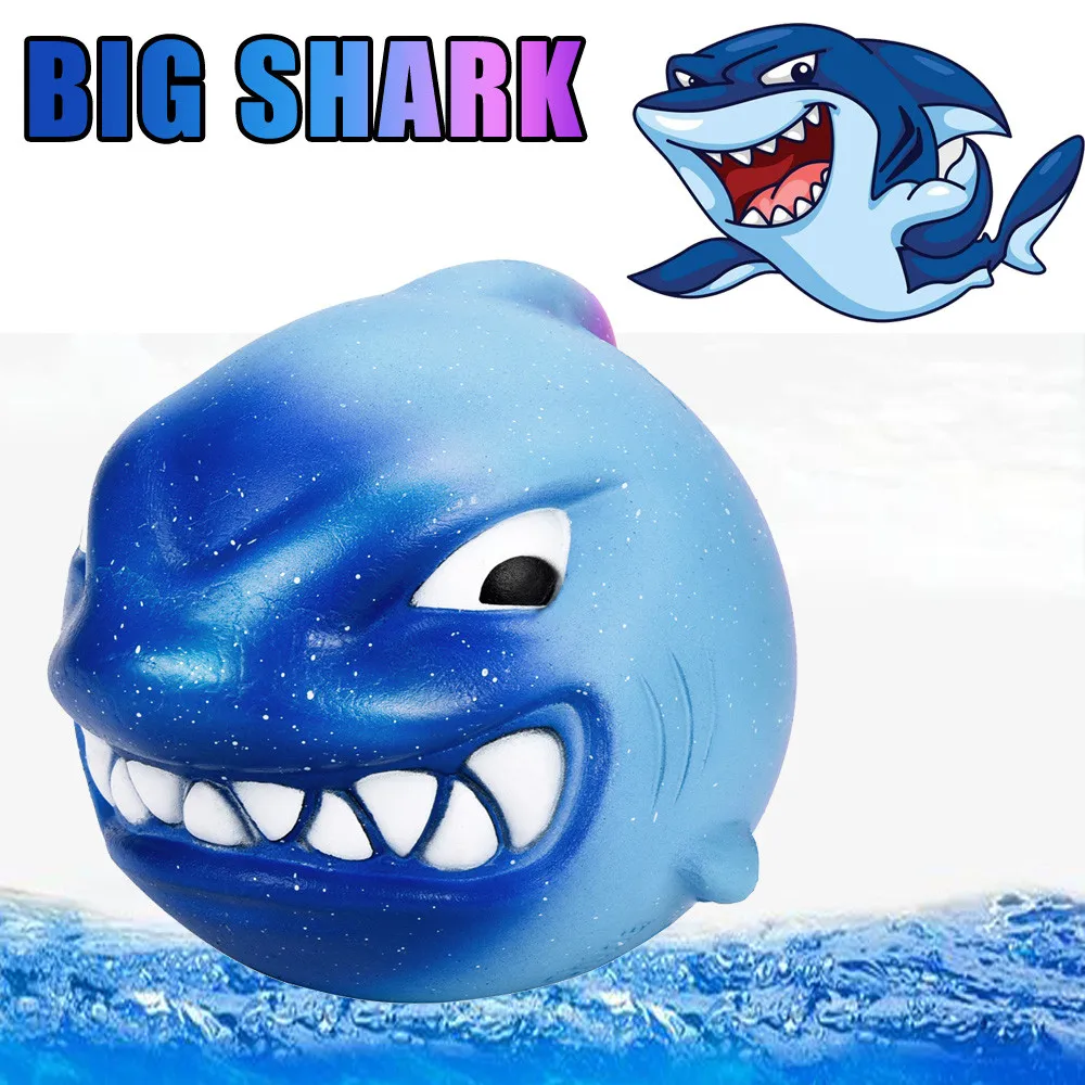 

Funny Squeeze Toy Anti Stress 12CM Squishies Big Shark Cream Scented Slow Rising Squeeze Toys Collection Charm Decompression Toy