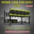 VEDDHA 6 GPU Miner Mining Rig Алюминиевый Штабелируемый Открытый Кейс Компьютер ETH Frame Rig Для Bitcoin Miner Kit Unassembled Ethereum