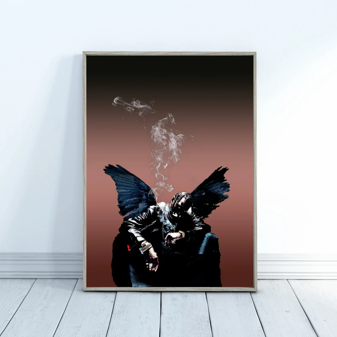 Travis Scott Poster Birds In The Trap Sing Mcknight Music Album Cover Poster Singer Music Star Canvas Photo Art Poster