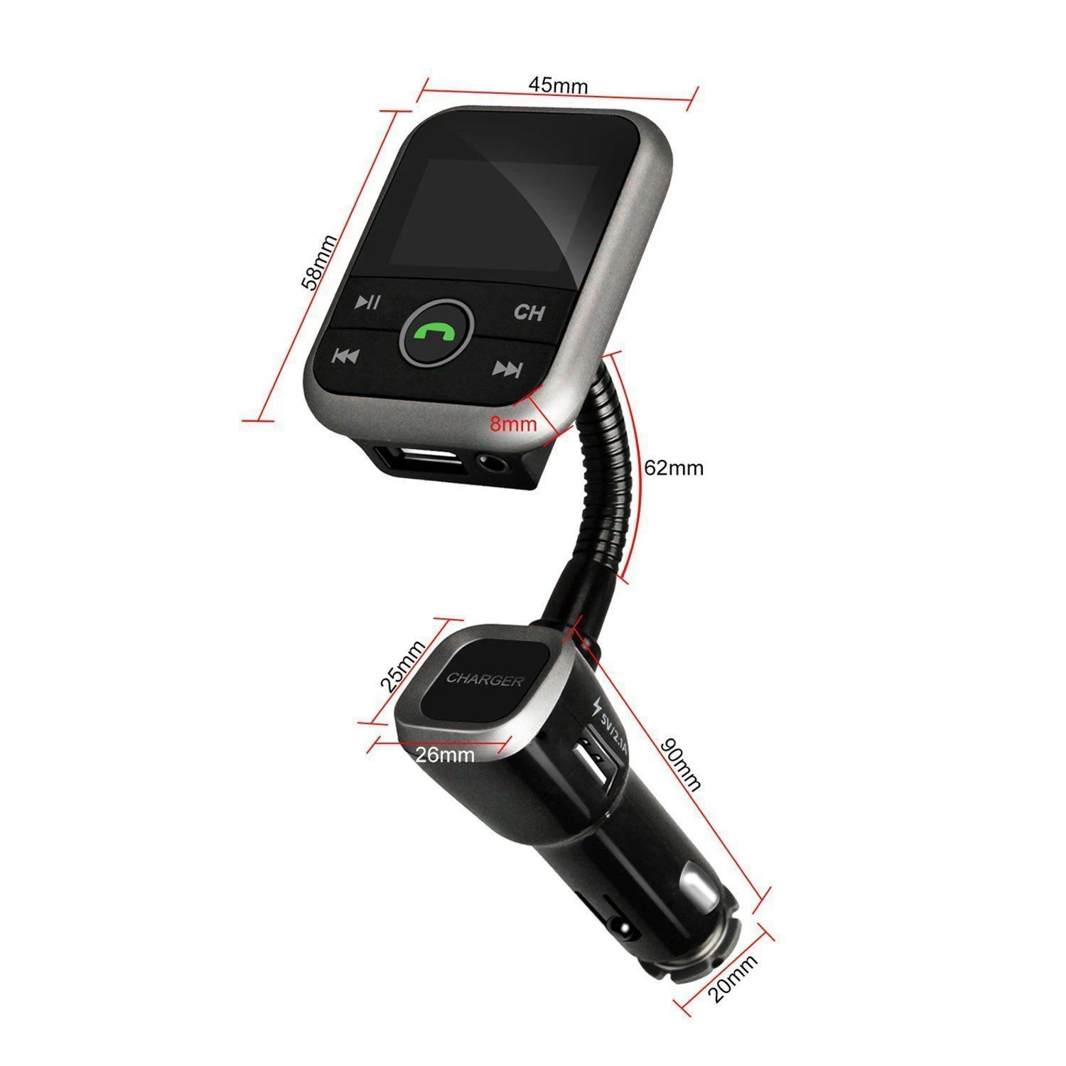 BT67 Bluetooth Handsfree Car Kit With 
