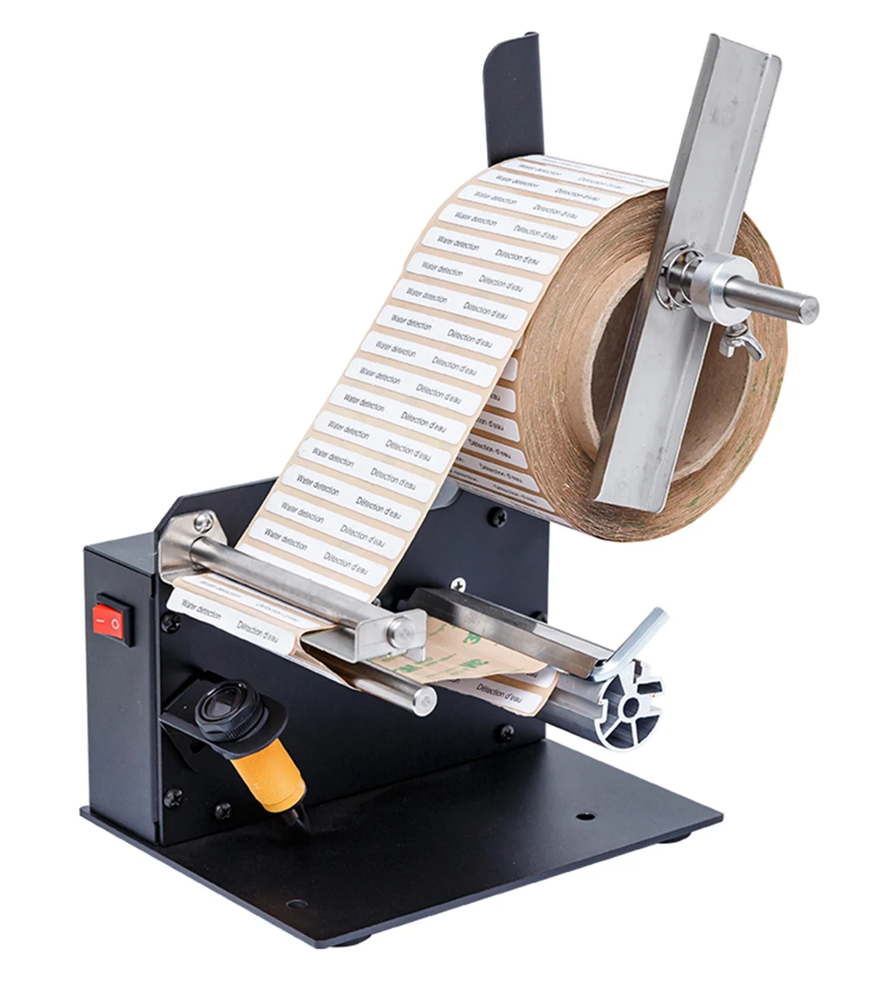 DP64 Automatic compact Label Dispenser Stripper Separating Machine fibre optic sensor ​Opaque/Transparent labels 162mm очки для плавания с диоптриями mad wave optic envy automatic m0430 16 a 04w