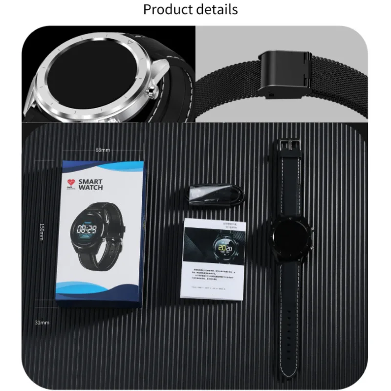 DT28 ECGdetection herz rate monitor smart watch IP68 wasserdichte aktivität fitness schritt zähler tracker sport mode Smartwatch