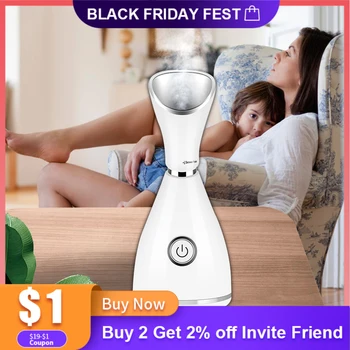 

2020 New Nano Ionic Facial Steamer Humidifier Unclogs Pores Reduce Blackheads Deep Cleaning Facial Cleaner Face Sprayer Machine