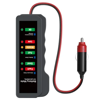 

Car Battery Tester Cigarette Lighter Crocodile Clip Car Fault Detector Battery Loading Scan Tool Intuitionistic Results