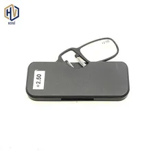 Зажим для носа квадратные очки для чтения для мужчин и женщин TR90 рама портативная полоса очков для чтения кошелек коробка+ 1,0+ 1,5+ 2,0+ 2,5