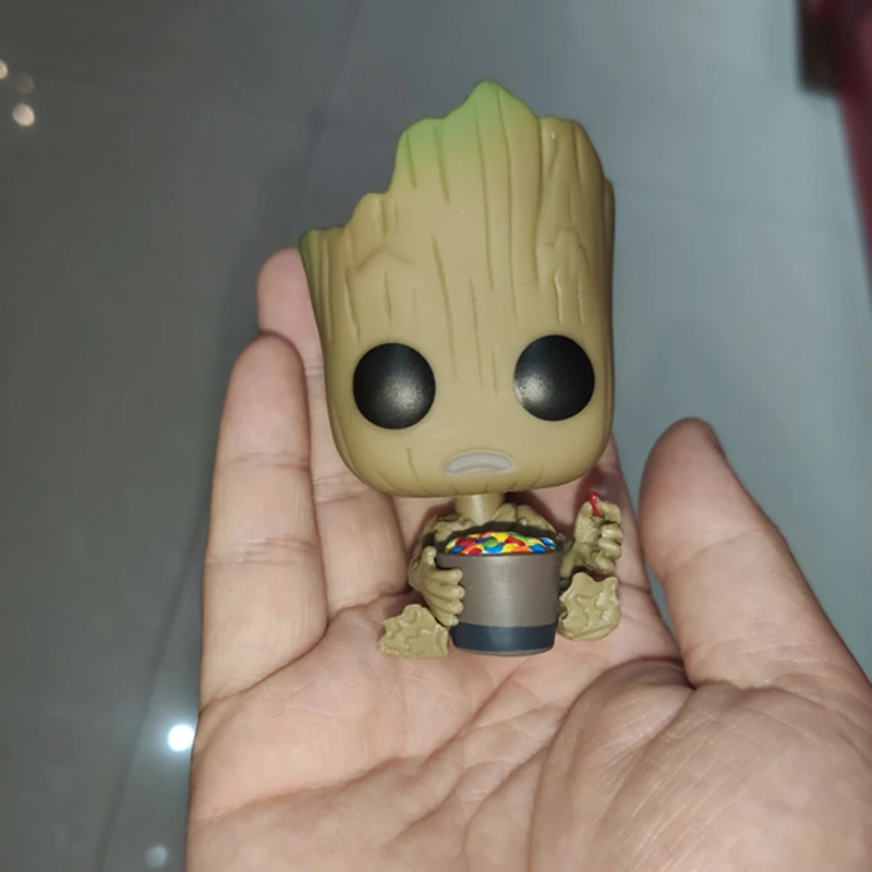 FUNKO POP Galaxy Guardians Tree man Виниловая фигурка#264 Грут с конфетной чашей Коллекция фигурка модель игрушки виниловые куклы игрушки