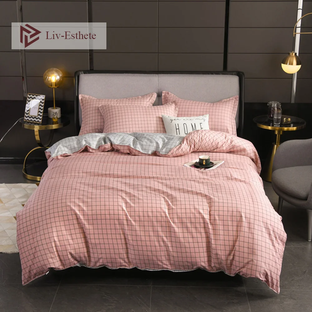 Liv Esthete классические короткие полосатые постельные принадлежности в сетку набор
