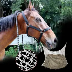 Сельскохозяйственная сетчатая сетка для домашнего скота, Для Кормления лошадей, большая емкость, плетеный нейлоновый Подвесной для сена