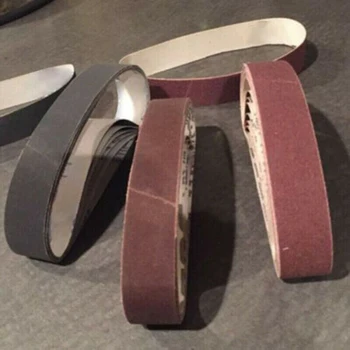 

30PCS 120/400/800 Grit Sander Sandpaper 75x457mm Sanding Belt Aluminium Oxide Abrasive Woodworking Tools 52CM