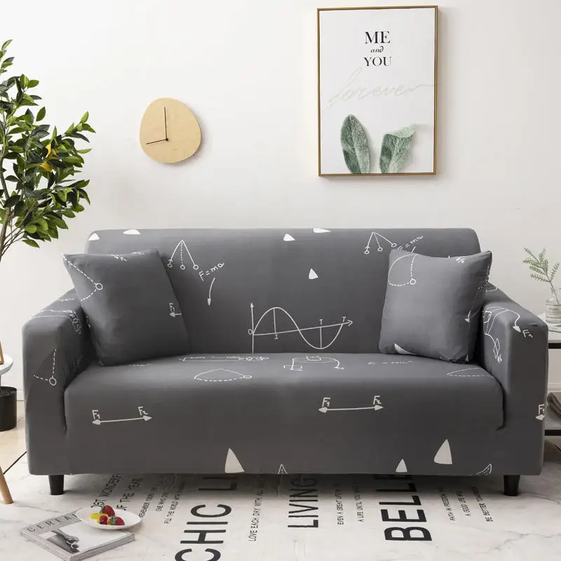 

Yaapeet 1pc Stretch Sofa Slipcovers Cartoon Pattern All-inclusive Sofa Cover Without Pillowcase Living Room Couch Cover Case