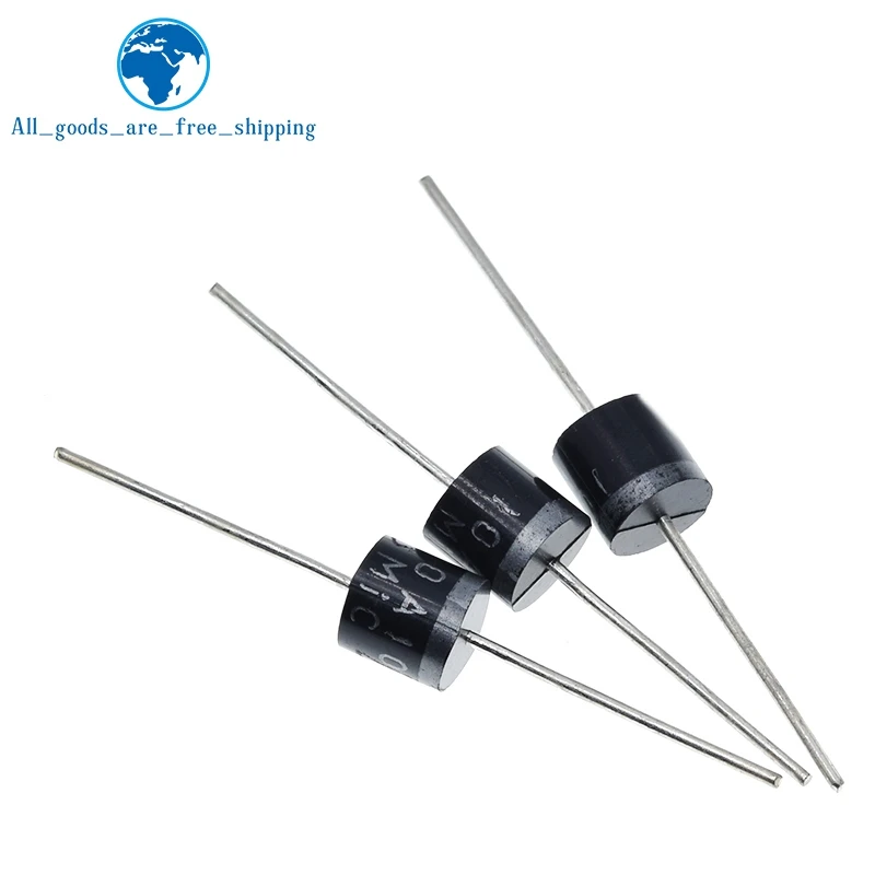 Завеса 10PCS электрическая осевой выпрямительный диод 10A10 R 6 DIP 10A 1000V 10a10|Диоды| |