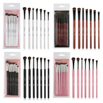 

7pcs Makeup Brushes Set Cosmetic Tool Eye Shadow Powder Blush Blending Horse Pony Hair Make Up Brush Maquiagem Dropshipping