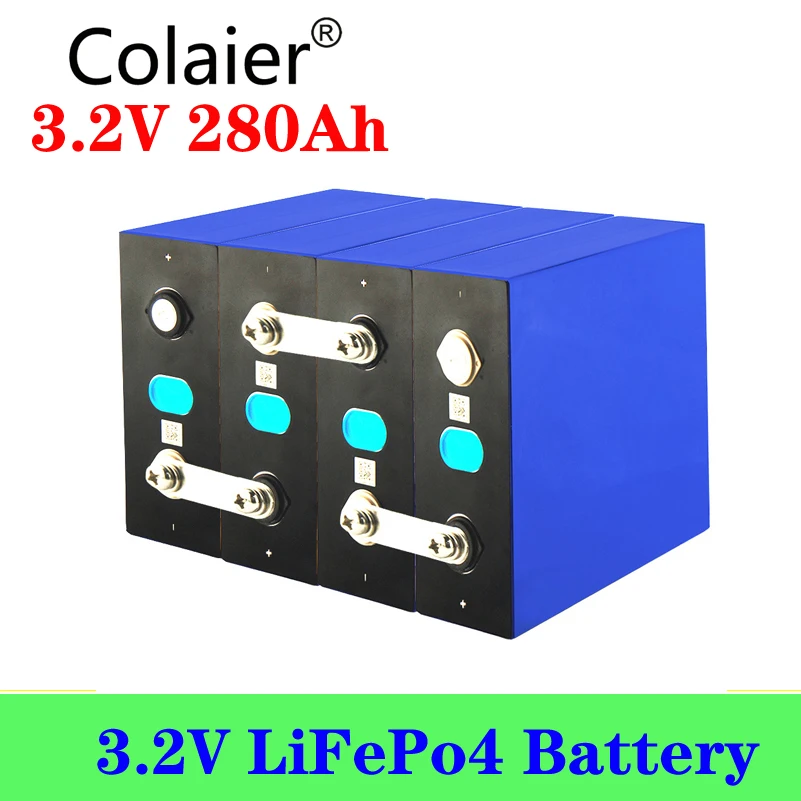 Аккумуляторная батарея Colaier 3 2 В 280Ah lifepo4 для самостоятельной сборки 12 24 36 48