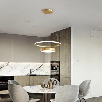 

Light luxury Nordic Hanging Ceiling Lamps Modern Home Decor LED Pendant Lights Living Room Hanglamp Restaurant Light Fixtures