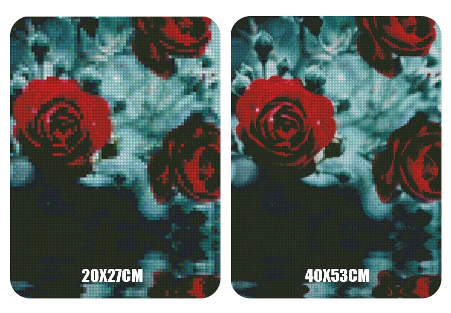 5D DIY Алмазная картина полная дрель красная роза вышивка крестиком Алмазная мозаика, стразы картины Алмазная Вышивка Цветы