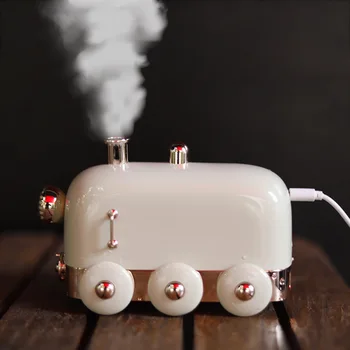 

INS Retro Small Train Nice Humidifier Mini Cute Small Purification Air Fog Quantity Household Mute