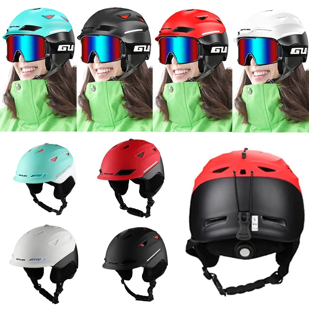 

GUB Men or Women Ski Helmet Ultralight Integrally-Molded Skiing Helmet PC+EPS Skating Snow Skateboard Skiing Snowboard Helmet
