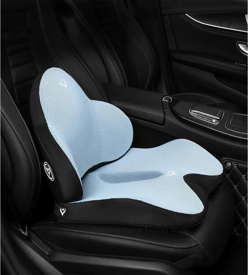 

Memory Foam Car Seat Cushion for Back Pain Relief 3D Mesh Lumbar Support Pillow Coccyx Orthopedic Back Pillow