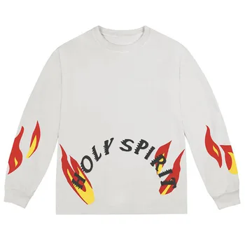 

2019 Kanye West Sunday Service Holy Spirit CPFM Men t-shirt Top Tee Hip-hop Fashion Casual Magpie Streetwear T shirt