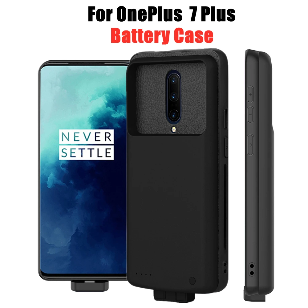 NTSPACE Power Bank Cover For OnePlus 7 Pro Battery Cases 5000mAh Portable Charger Powerbank Cover For One Plus 7 Charging Case
