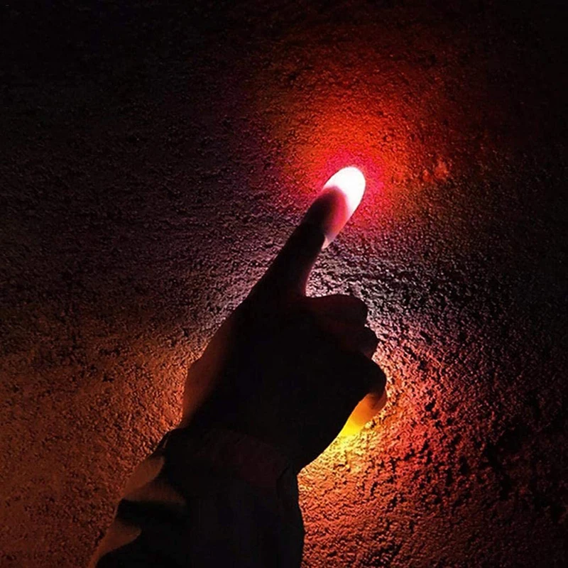

10/5/1pcs PVC Finger Cots Toy Magic Luminous Finger Light Suitable for Party