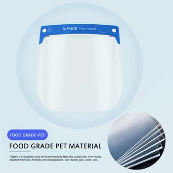

100pcs Face Shield Anti Splash Full Face Mask Head-mounted Transparent Protect Mask Dropshipping